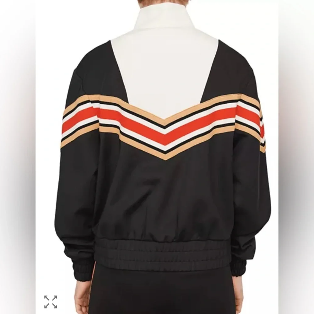 Make Thelo Love Striped Bomber Jacket Size 1 - Picture 2 of 13